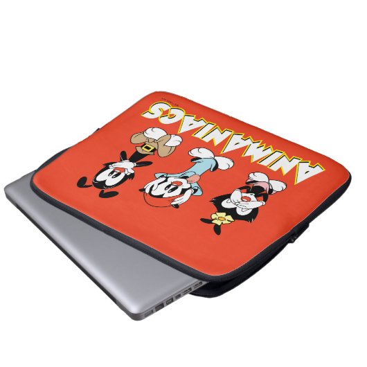 Animaniacs Warner Siblings "No Evil" Graphic Laptopschutzhülle (Vorne Knopf)