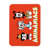 Animaniacs Warner Siblings "No Evil" Graphic Magnet (Vertikal)