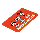 Animaniacs Warner Siblings "No Evil" Graphic Magnet (Linke Seite)