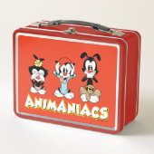 Animaniacs | Warner Siblings "No Evil" Graphic Metall Brotdose (Vorderseite)