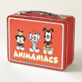 Animaniacs | Warner Siblings "No Evil" Graphic Metall Brotdose (Rückseite)