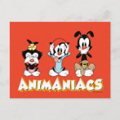 Animaniacs Warner Siblings "No Evil" Graphic Postkarte (Vorderseite)