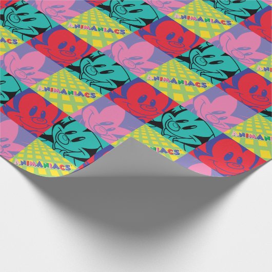 Animaniacs | Warner Siblings Pop Art Graphic Geschenkpapier (Ecke)