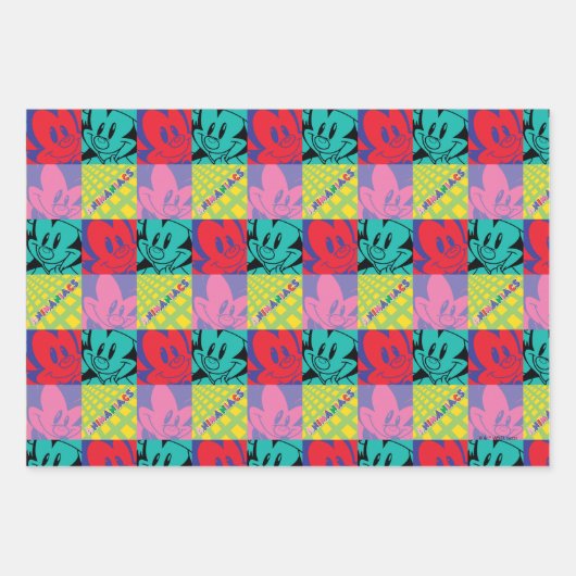 Animaniacs | Warner Siblings Pop Art Graphic Geschenkpapier Set (Vorderseite 3)