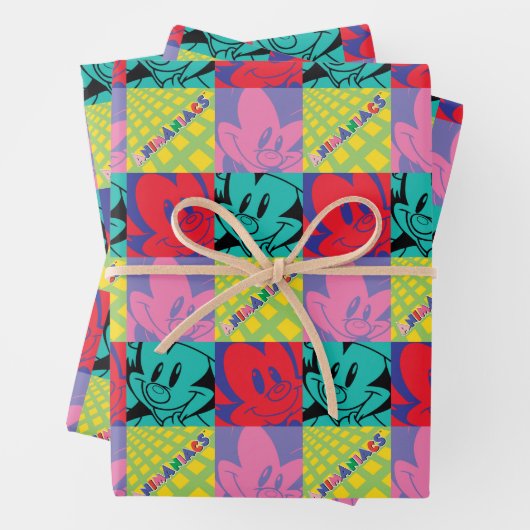 Animaniacs | Warner Siblings Pop Art Graphic Geschenkpapier Set (Beispiel)