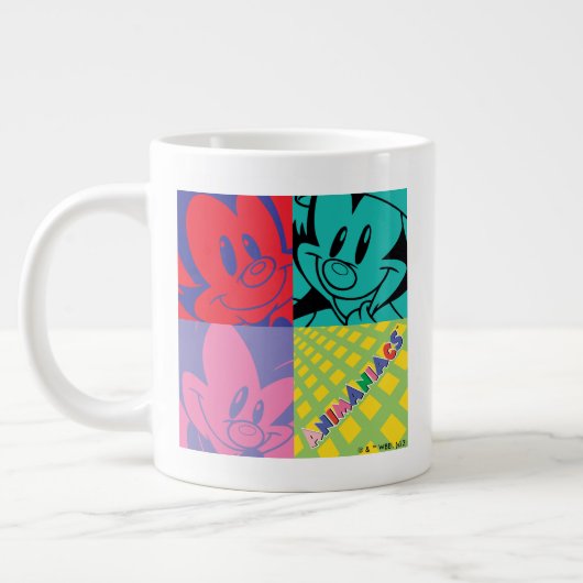 Animaniacs Warner | Siblings Pop Art Graphic Jumbo-Tasse (Links)