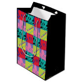 Animaniacs | Warner Siblings Pop Art Graphic Mittlere Geschenktüte (Vorderseite Schrägansicht)