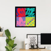 Animaniacs | Warner Siblings Pop Art Graphic Poster (Heimbüro)