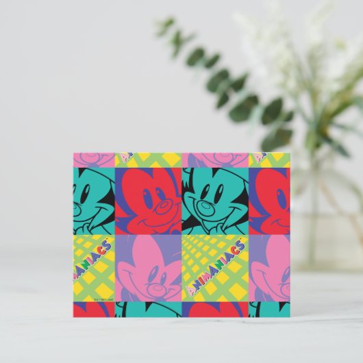 Animaniacs | Warner Siblings Pop Art Graphic Postkarte (Stehend Vorderseite)