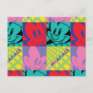 Animaniacs Warner Siblings Pop Art Graphic Postkarte