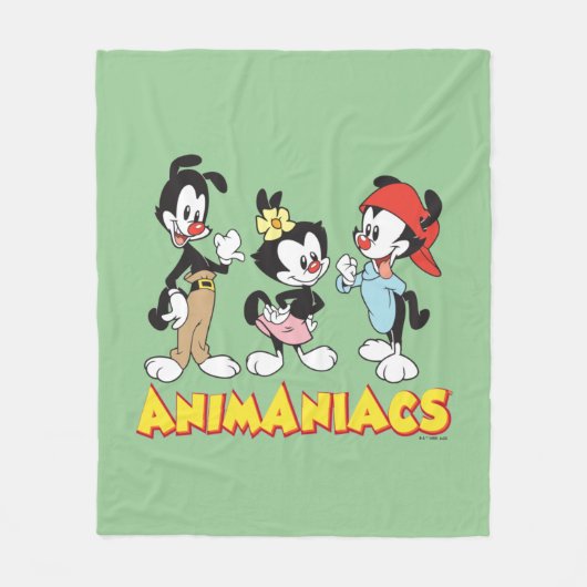Animaniacs | Yakko, Dot, and Wakko Standing Fleecedecke (Vorderseite)