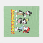 Animaniacs | Yakko, Dot, and Wakko Standing Fleecedecke (Vorderseite (Horizontal))