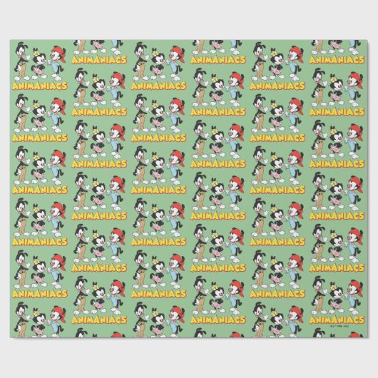 Animaniacs | Yakko, Dot und Wakko Stehend Geschenkpapier (Flach)