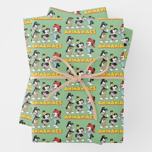 Animaniacs | Yakko, Dot und Wakko Stehend Geschenkpapier Set (Beispiel)