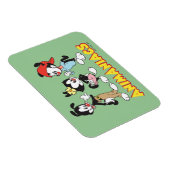 Animaniacs | Yakko, Dot und Wakko Stehend Magnet (Rechte Seite)