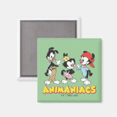 Animaniacs | Yakko, Dot und Wakko Stehend Magnet (Vorderseite/Rückseite)