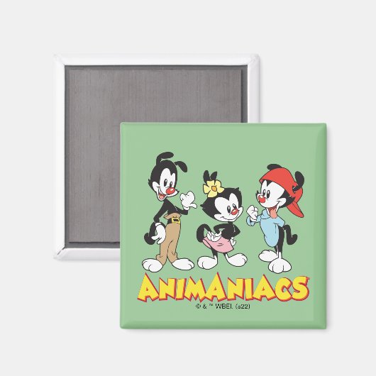 Animaniacs | Yakko, Dot und Wakko Stehend Magnet (Vorderseite/Rückseite)