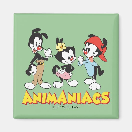 Animaniacs | Yakko, Dot und Wakko Stehend Magnet (Vorne)