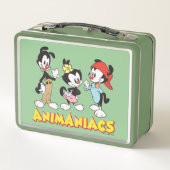 Animaniacs | Yakko, Dot und Wakko Stehend Metall Brotdose (Rückseite)