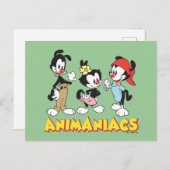 Animaniacs | Yakko, Dot und Wakko Stehend Postkarte (Vorne/Hinten)