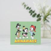 Animaniacs | Yakko, Dot und Wakko Stehend Postkarte (Stehend Vorderseite)