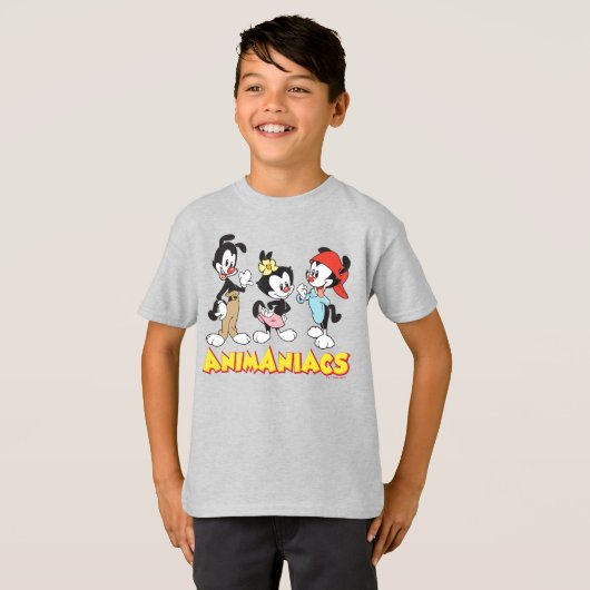 Animaniacs | Yakko, Dot und Wakko Stehend T-Shirt (Vorne ganz)