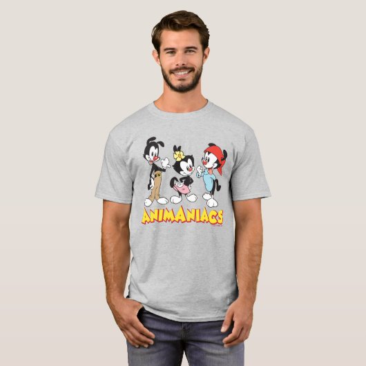 Animaniacs | Yakko, Dot und Wakko Stehend T-Shirt (Vorne ganz)
