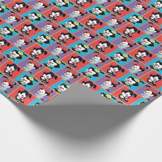 Animaniacs | Yakko, Dot, & Wakko Panel Grafik Geschenkpapier (Ecke)