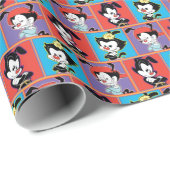 Animaniacs | Yakko, Dot, & Wakko Panel Grafik Geschenkpapier (Rolleneckpunkt)