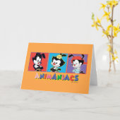 Animaniacs | Yakko, Dot, & Wakko Panel Grafik Karte (Gelbe Blume)