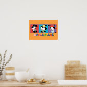 Animaniacs | Yakko, Dot, & Wakko Panel Grafik Poster (Küche)
