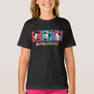 Animaniacs | Yakko, Dot, & Wakko Panel Grafik T-Shirt