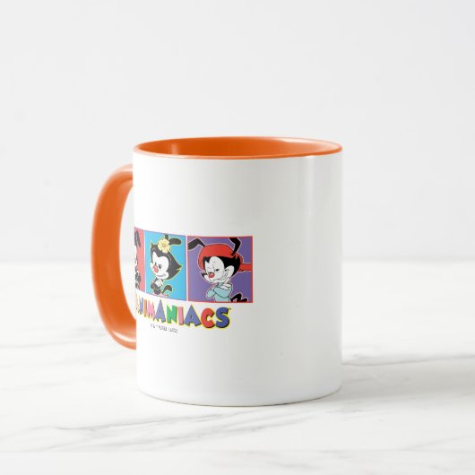Animaniacs | Yakko, Dot, & Wakko Panel Grafik Tasse (Vorderseite Links)