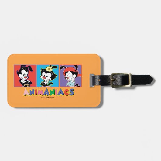 Animaniacs | Yakko, Dot, & Wakko Panel Graphic Gepäckanhänger (Vorderseite horizontal)