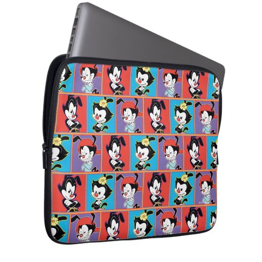Animaniacs | Yakko, Dot, & Wakko Panel Graphic Laptopschutzhülle (Vorne Rechts)