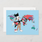 Animaniacs Yakko’s World Map Graphic Postkarte (Vorne/Hinten)