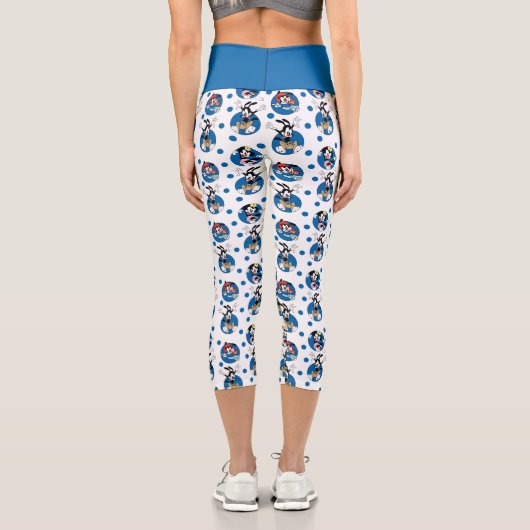 Animaniacs | Yakko, Wakko & Dot Circle Pattern Capri Leggings (Rückseite)
