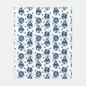 Animaniacs | Yakko, Wakko, & Dot Circle Pattern Fleecedecke (Vorderseite)