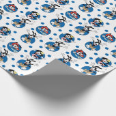 Animaniacs | Yakko, Wakko & Dot Circle Pattern Geschenkpapier (Ecke)