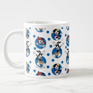 Animaniacs   Yakko, Wakko & Dot Circle Pattern Jumbo-Tasse