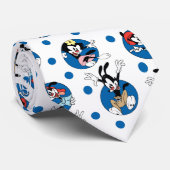 Animaniacs | Yakko, Wakko & Dot Circle Pattern Krawatte (Gerollt)