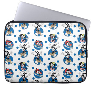Animaniacs   Yakko, Wakko & Dot Circle Pattern Laptopschutzhülle