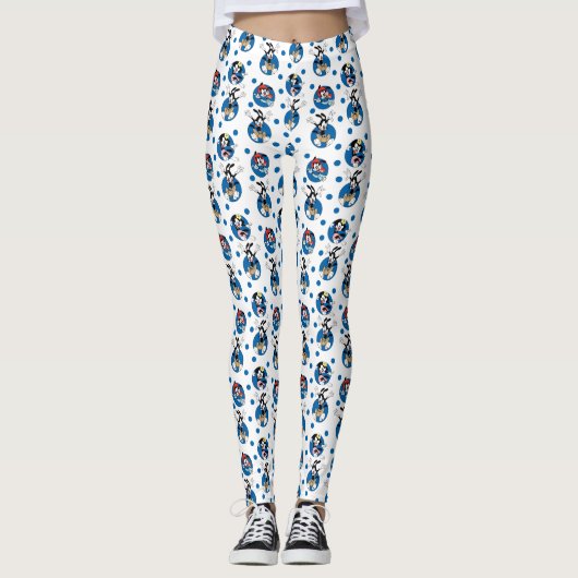 Animaniacs | Yakko, Wakko & Dot Circle Pattern Leggings (Vorderseite)