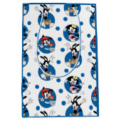 Animaniacs | Yakko, Wakko & Dot Circle Pattern Mittlere Geschenktüte (Vorderseite)