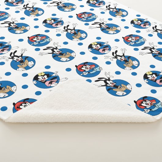 Animaniacs | Yakko, Wakko & Dot Circle Pattern Sherpadecke (3/4)