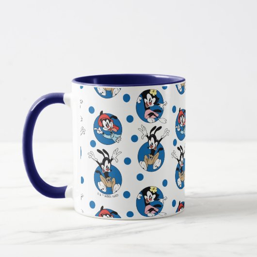 Animaniacs | Yakko, Wakko, & Dot Circle Pattern Tasse (Links)