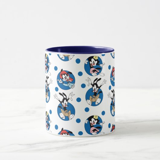 Animaniacs | Yakko, Wakko, & Dot Circle Pattern Tasse (Zentrum)