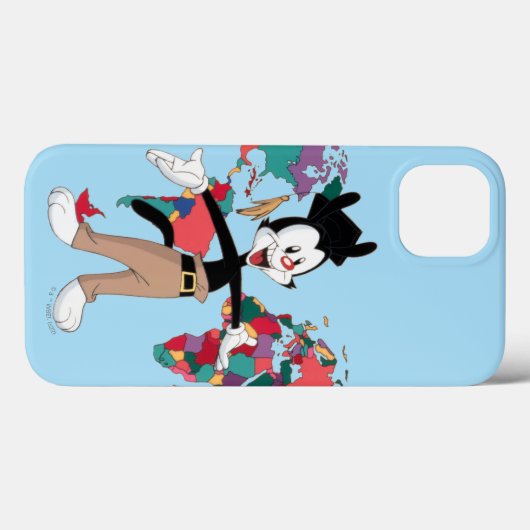 Animaniacs | Yakkos Weltkarte Grafik Case-Mate iPhone Hülle (Rückseite (Horizontal))
