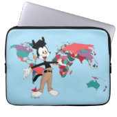 Animaniacs | Yakkos Weltkarte Grafik Laptopschutzhülle (Vorderseite)