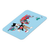 Animaniacs | Yakkos Weltkarte Grafik Magnet (Linke Seite)